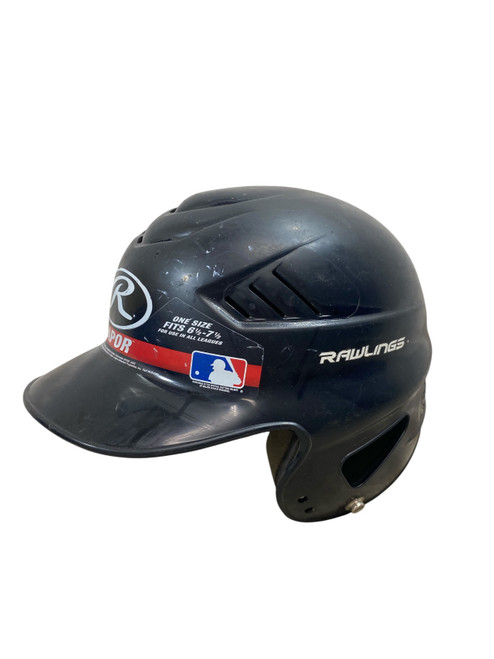 Vist Large View of Product Image Which is Used Rawlings RCFH Batting Helmet No Mask Black MD