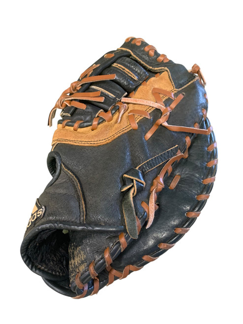 Vist Large View of Product Image Which is Used Adidas BB/SB First Base RH Throw Black 12"