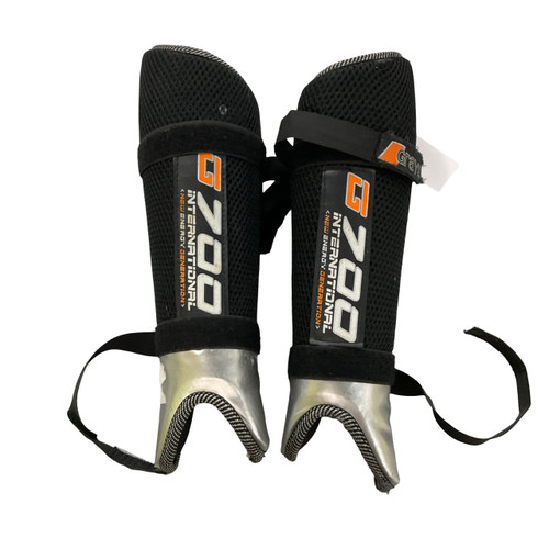 Vist Large View of Product Image Which is Used GRAYS G700 INTERNATIONAL Senior Shin Guards Black 13 1/2"