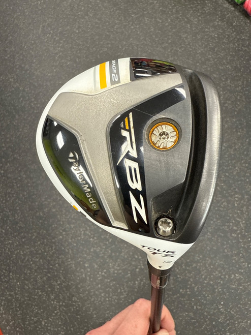 Vist Large View of Product Image Which is Used Taylormade RBZ STAGE 2 TOUR Spoon TS Mens Fairway Wood RH 3 Wood