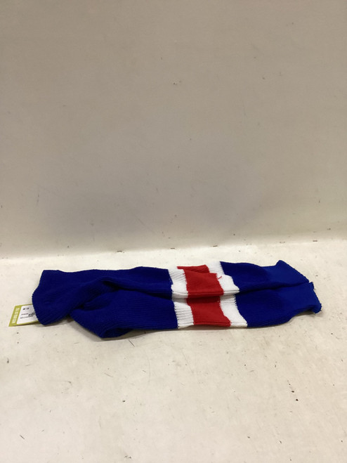 Vist Large View of Product Image Which is Used Hockey Sock White And Red 21"