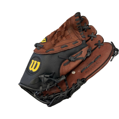 Vist Large View of Product Image Which is Wilson, BB/SB, Glove, RH, Throw, Black, 11 1/2"
