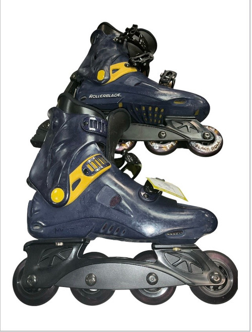 Vist Large View of Product Image Which is Used Rollerblade FUSION  SKATES Senior Rec Fitness Skates Navy Blue Senior 10.5