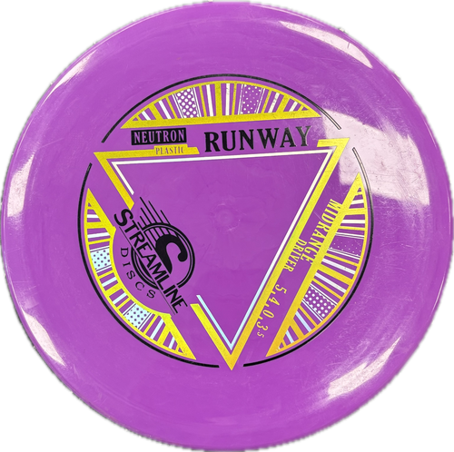 Vist Large View of Product Image Which is Used Streamline RUNWAY Disc Golf Mid Range Purple