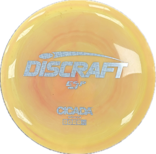 Vist Large View of Product Image Which is Used Discraft CICADA Disc Golf Driver Yellow