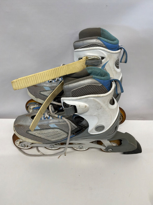 Vist Large View of Product Image Which is Used Bladerunner BLADERUNNER FORMULA 80 Senior Roller Quad Skates White Senior 8