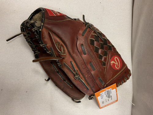 Vist Large View of Product Image Which is Used Rawlings RBG27 BB/SB Glove RH Throw Maroon 12 1/2"