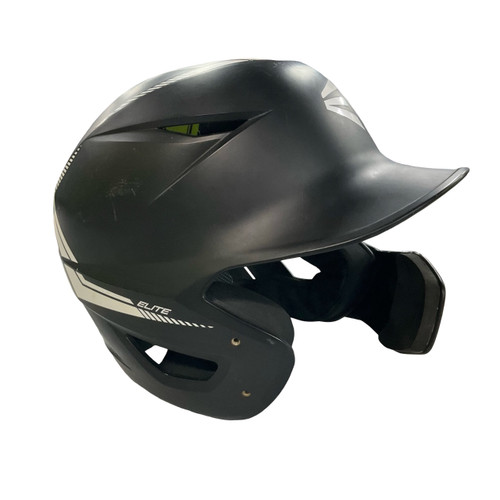 Vist Large View of Product Image Which is Used Easton ELITE Batting Helmet No Mask Black LG
