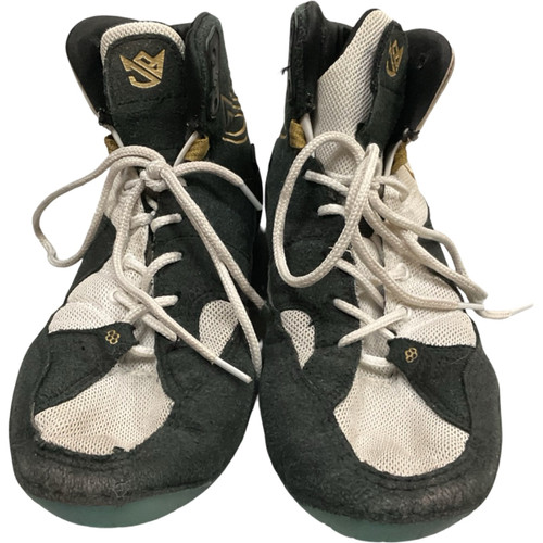 Vist Large View of Product Image Which is Used Rudis Wrestling Shoes Black Senior 5.5