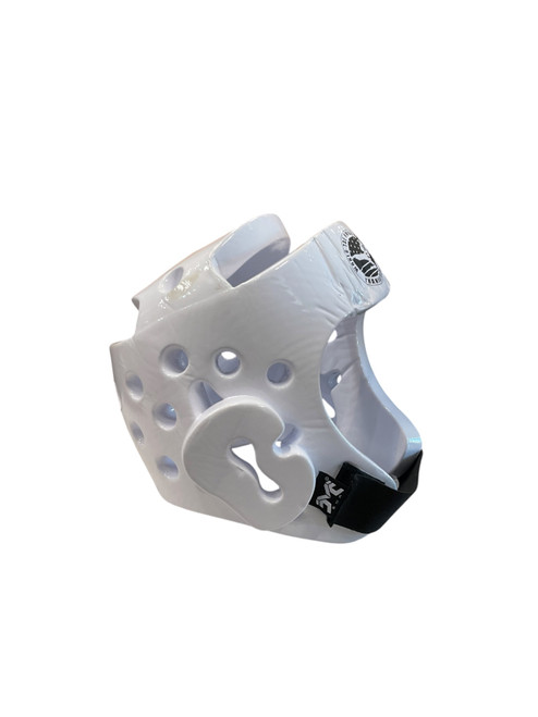Vist Large View of Product Image Which is Used WORLD TAE KWON DO Martial Arts Head Gear White