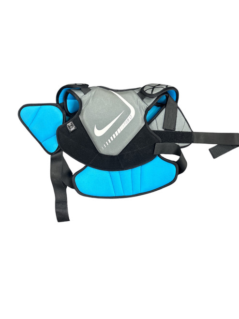 Vist Large View of Product Image Which is Used Nike VAPOR LT Lacrosse Shoulder Pads Grey Junior