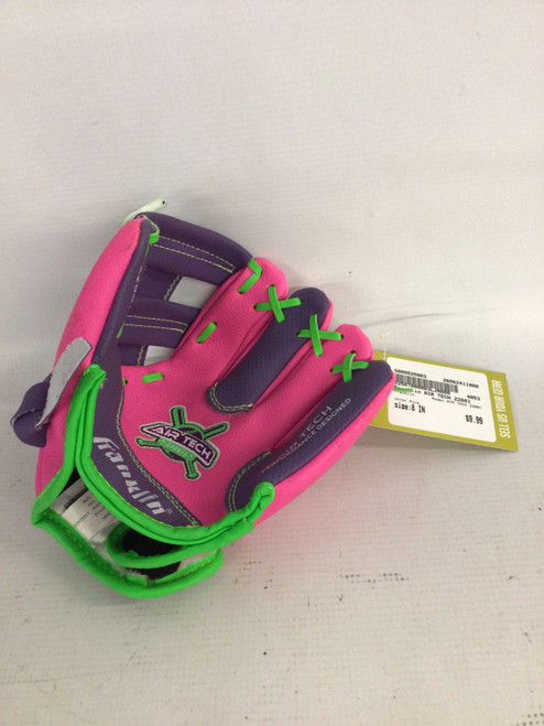 Vist Large View of Product Image Which is Used Franklin AIR TECH 22881 BB/SB Glove RH Throw Pink 8"