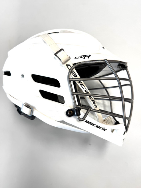 Vist Large View of Product Image Which is Used Cascade CASCADE CPVR Lacrosse Helmet White One Size