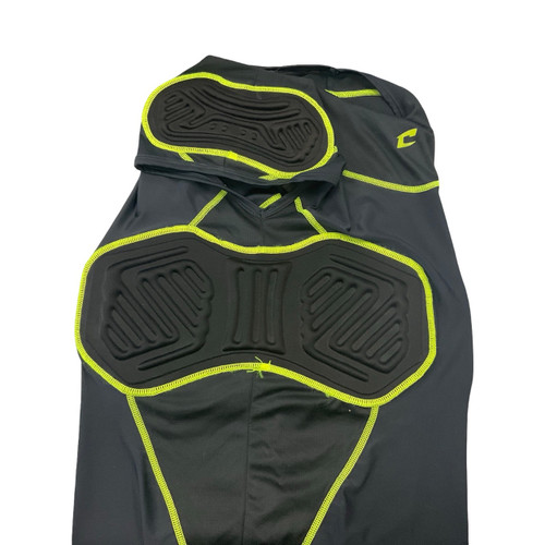 Vist Large View of Product Image Which is Used, Champro, PADDED COMPRESSION SHIRT, FB, Top, Adult, Black, SM