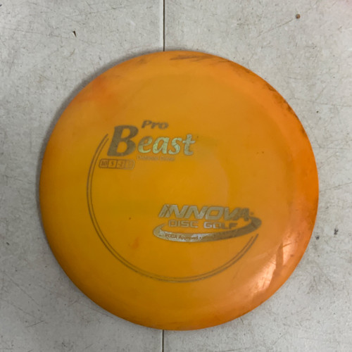 Vist Large View of Product Image Which is Used Innova PRO BEAST Disc Golf Driver Orange 166g