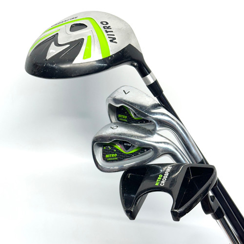 Vist Large View of Product Image Which is Used Nitro CROSSFIRE Youth 5-7 Package Set RH Black 6 Piece