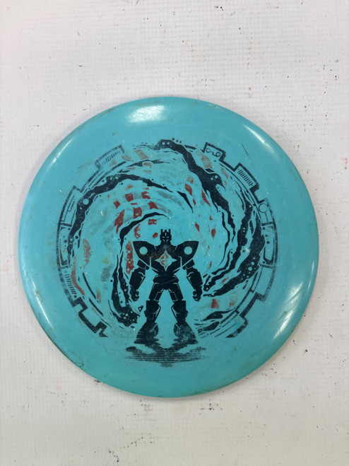 Vist Large View of Product Image Which is Used Innova DESTROYER Disc Golf Driver Sky Blue