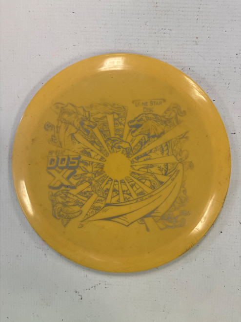 Vist Large View of Product Image Which is Used Lone Star Disc DDS Disc Golf Driver Yellow