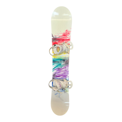 Vist Large View of Product Image Which is Used ALIBI ESCAPE 149 Womens Board/Bindings White 149 cm
