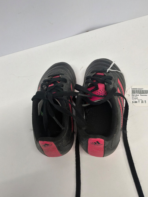 Vist Large View of Product Image Which is Used Adidas Soccer Cleats Black Youth 10.5