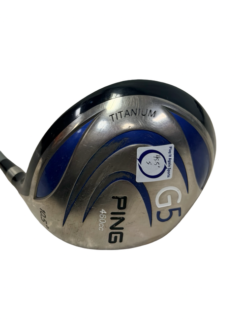 Vist Large View of Product Image Which is Used Ping G5 460 Mens Golf Driver RH 10.5 Degree 45.5" w/ TFC 100D S-Flex Shaft