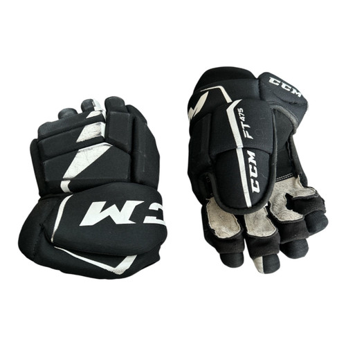 Vist Large View of Product Image Which is Used CCM JETSPEED FT475 SR GLOVES 13IN Senior Gloves Black 13"