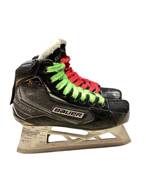 Vist Large View of Product Image Which is Used Bauer SUPREME S27 Junior Goalie Skate Junior 01.5