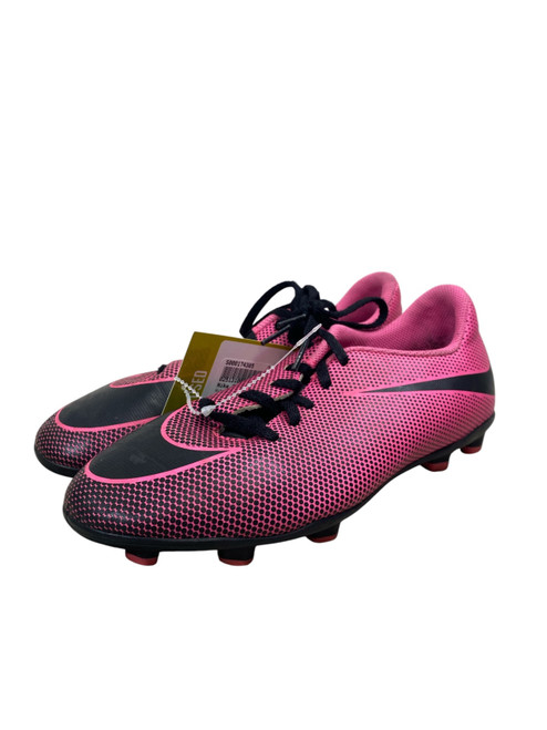 Vist Large View of Product Image Which is Used Nike Soccer Cleats Pink Junior 05