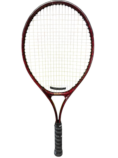 Vist Large View of Product Image Which is Used Wilson SPS Adult Tennis Racquet Red 4 3/8"