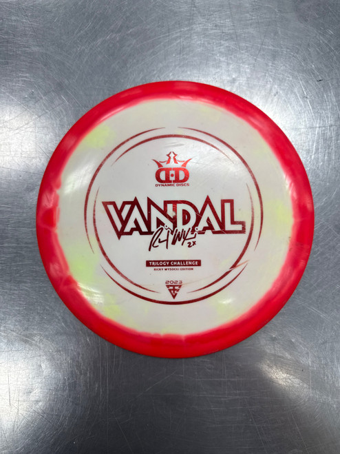 Vist Large View of Product Image Which is Used Dynamic Discs VANDAL WYSOCKI Disc Golf Driver Red