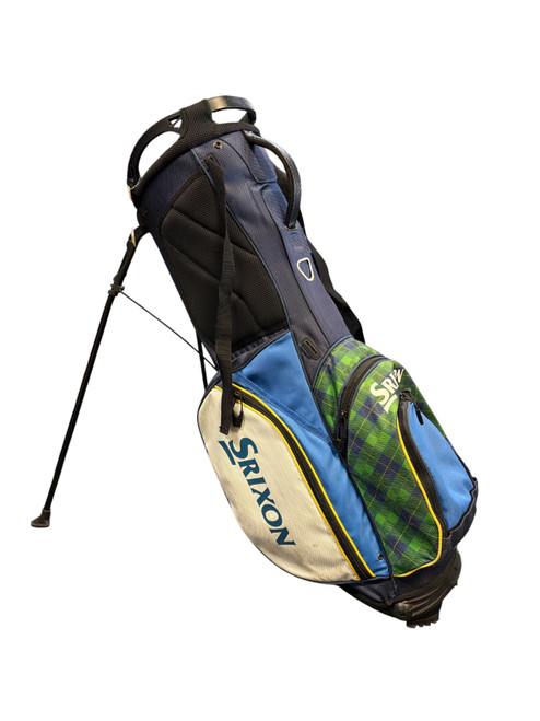 Vist Large View of Product Image Which is Used Srixon TARTAN Limited Edition STAND BAG Mens Stand Bag Navy Blue
