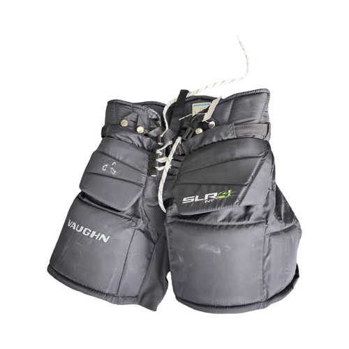 Vist Large View of Product Image Which is Used Vaughn SLR4 INT XL GOALIE PANTS Inter Goalie Pant Black XL
