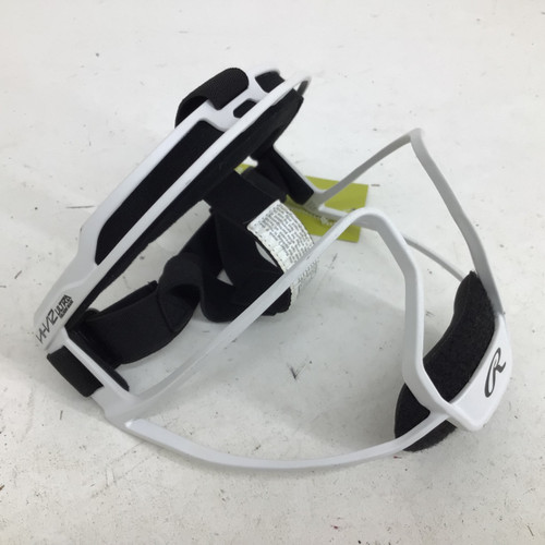 Vist Large View of Product Image Which is Used Rawlings HI-VIZ FIELDERS MASK BB/SB Fielders Mask White One Size