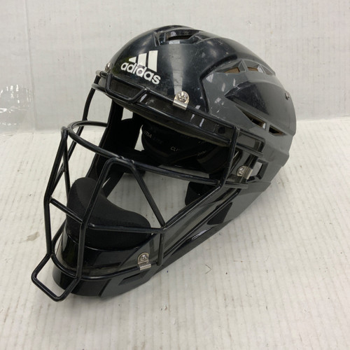 Vist Large View of Product Image Which is Used Adidas CLIMA LITE Catchers Helmet w/Mask Black SM