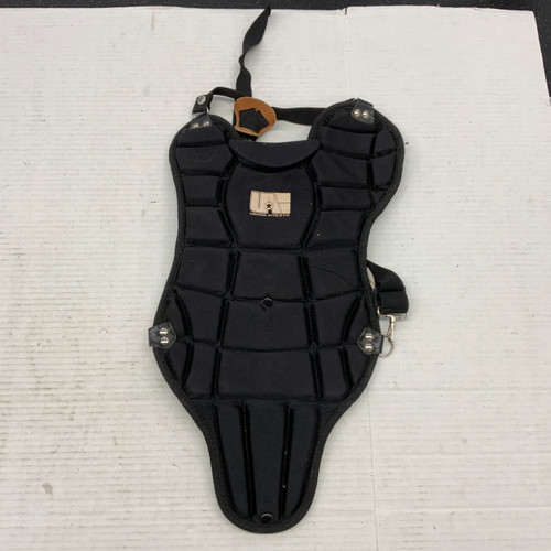 Vist Large View of Product Image Which is Used UNITED ATHLETIC Catchers Chest Protector Black Junior