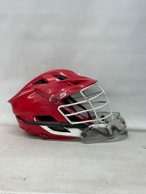 Vist Large View of Product Image Which is Used Cascade CASCADE S Lacrosse Helmet Red SM