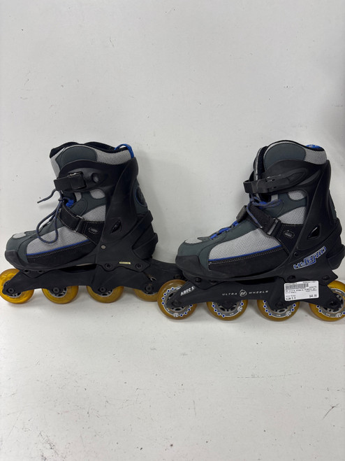 Vist Large View of Product Image Which is Used Ultra Wheels HYBRID Senior Rec Fitness Skates Black Senior 9