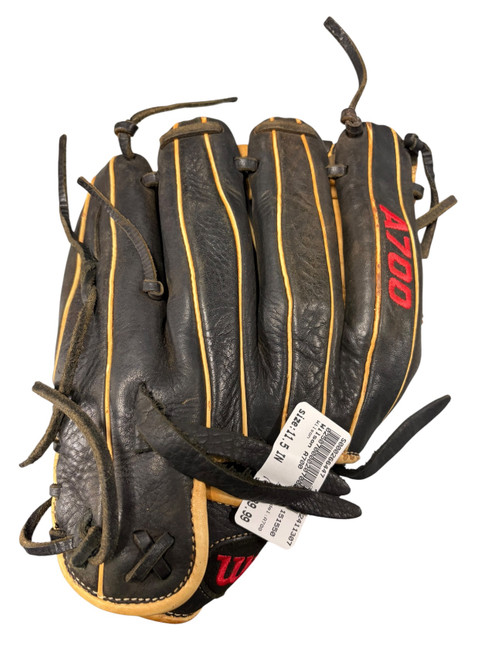 Vist Large View of Product Image Which is Used Wilson A700 BB/SB Glove RH Throw None 11 1/2"