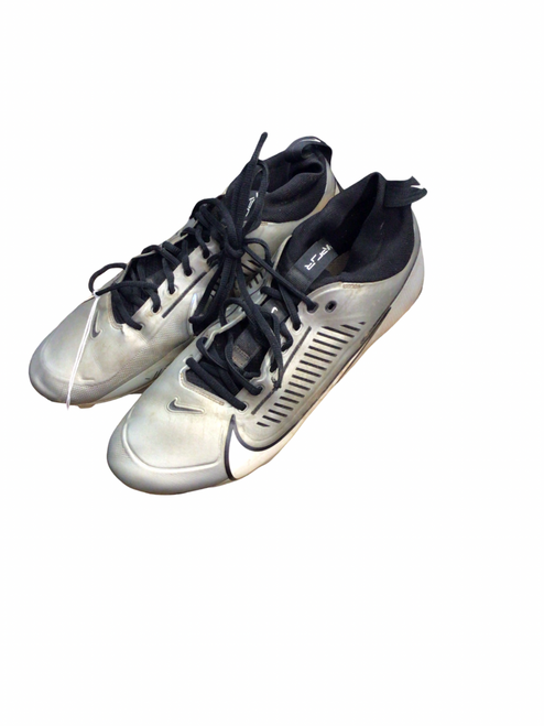 Vist Large View of Product Image Which is Used Nike Adult FB Cleats Grey Senior 11.5