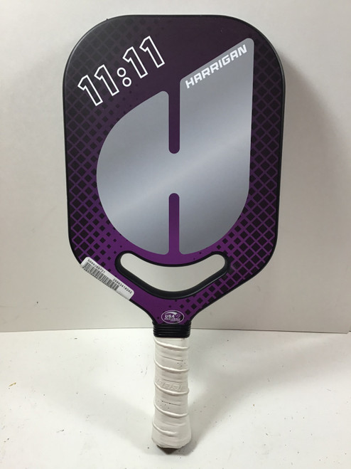 Vist Large View of Product Image Which is Used HARRIGAN PICKLEBALL PADDLE 16MM Pickleball Racquet Purple