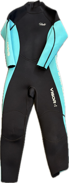 Vist Large View of Product Image Which is Used Junior Full Wetsuit Black JR 10
