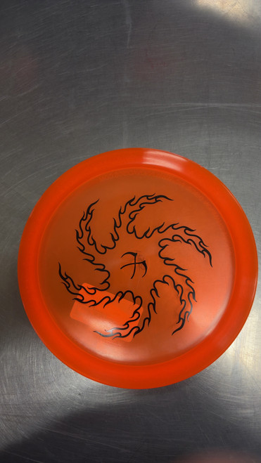 Vist Large View of Product Image Which is Used Innova FIREBIRD Disc Golf Driver Orange