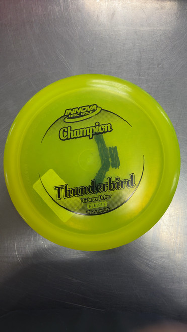 Vist Large View of Product Image Which is Used Innova CHAMPION TUNDABIRD Disc Golf Driver Optic Yellow