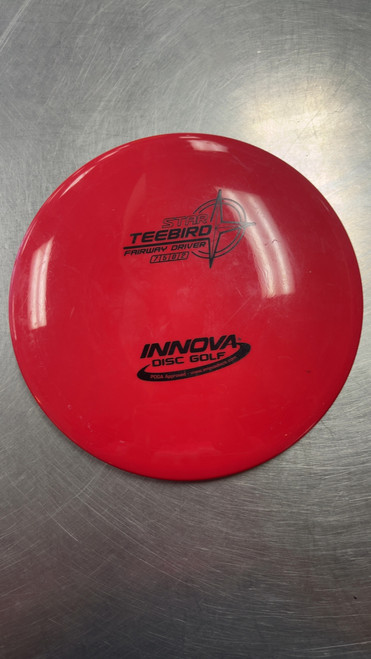 Vist Large View of Product Image Which is Used Innova STAR TEEBIRD Disc Golf Driver Red