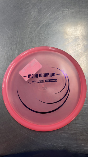 Vist Large View of Product Image Which is Used Innova METAL WARRIOR MD3 Disc Golf Mid Range Pink