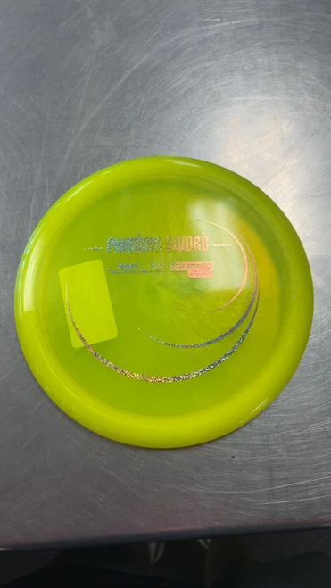 Vist Large View of Product Image Which is Used Innova PHANTOM SWORD POWER DISC Disc Golf Driver Optic Yellow