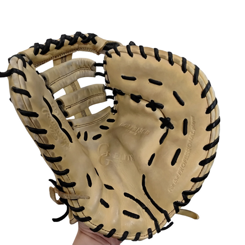 Vist Large View of Product Image Which is Used Rawlings GOLD GLOVE ELITE BB/SB First Base RH Throw Tan 13"