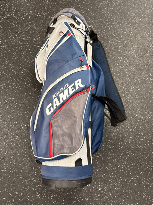 Vist Large View of Product Image Which is Used Top Flite GAMER GOLF STAND BAG Mens Stand Bag Grey