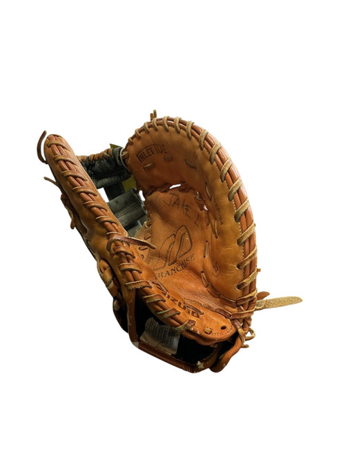 Vist Large View of Product Image Which is Used Mizuno MFR F002 BB/SB First Base RH Throw Brown 13"