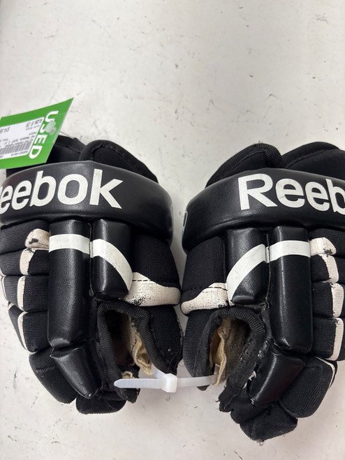 Vist Large View of Product Image Which is Used Reebok SC87 2 Youth Gloves Black 9"